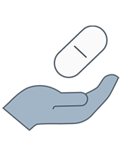Pill in hand