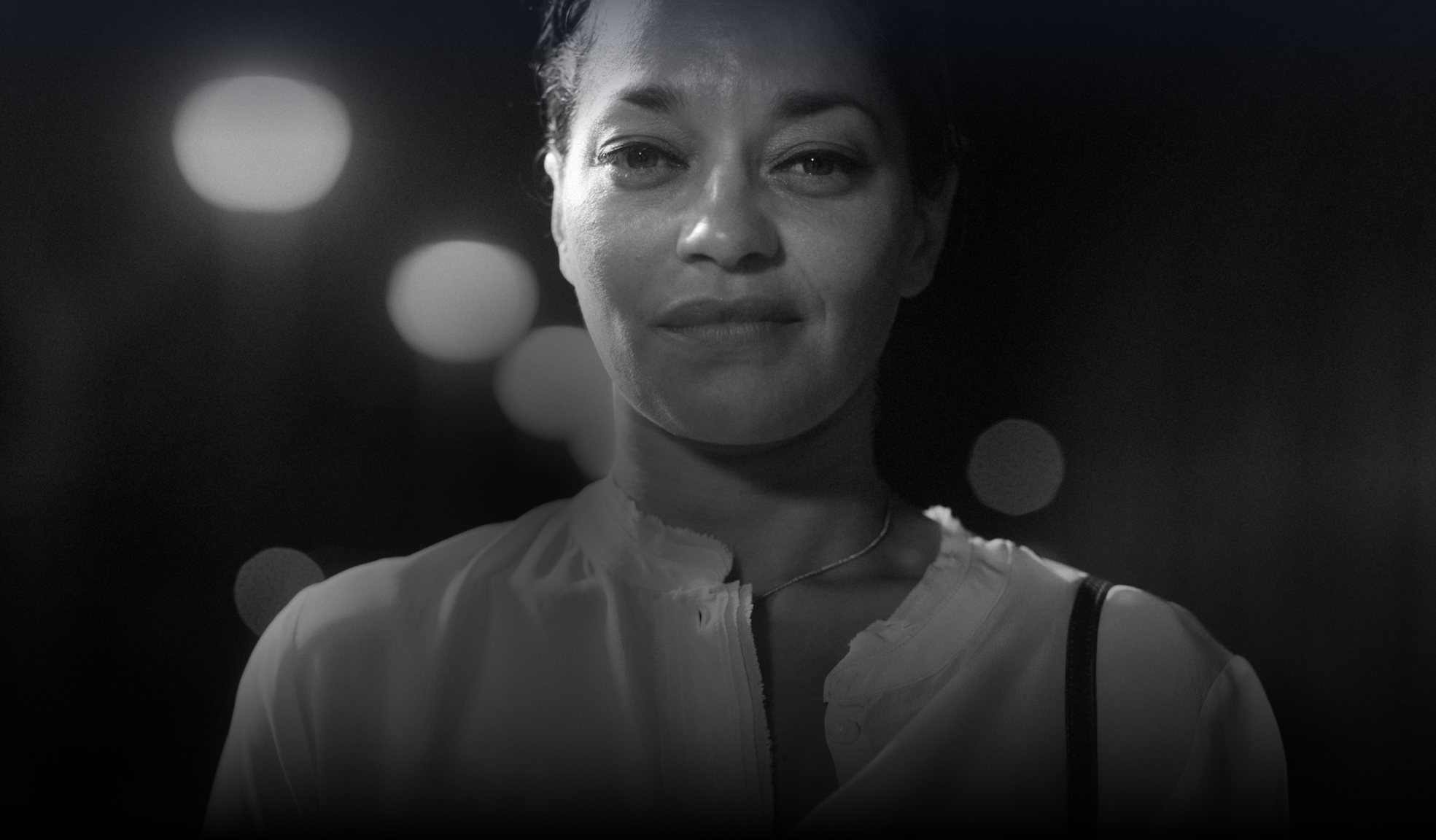 Photo of a woman looking straight ahead. The photo reads, “I'M A CHEATER.”