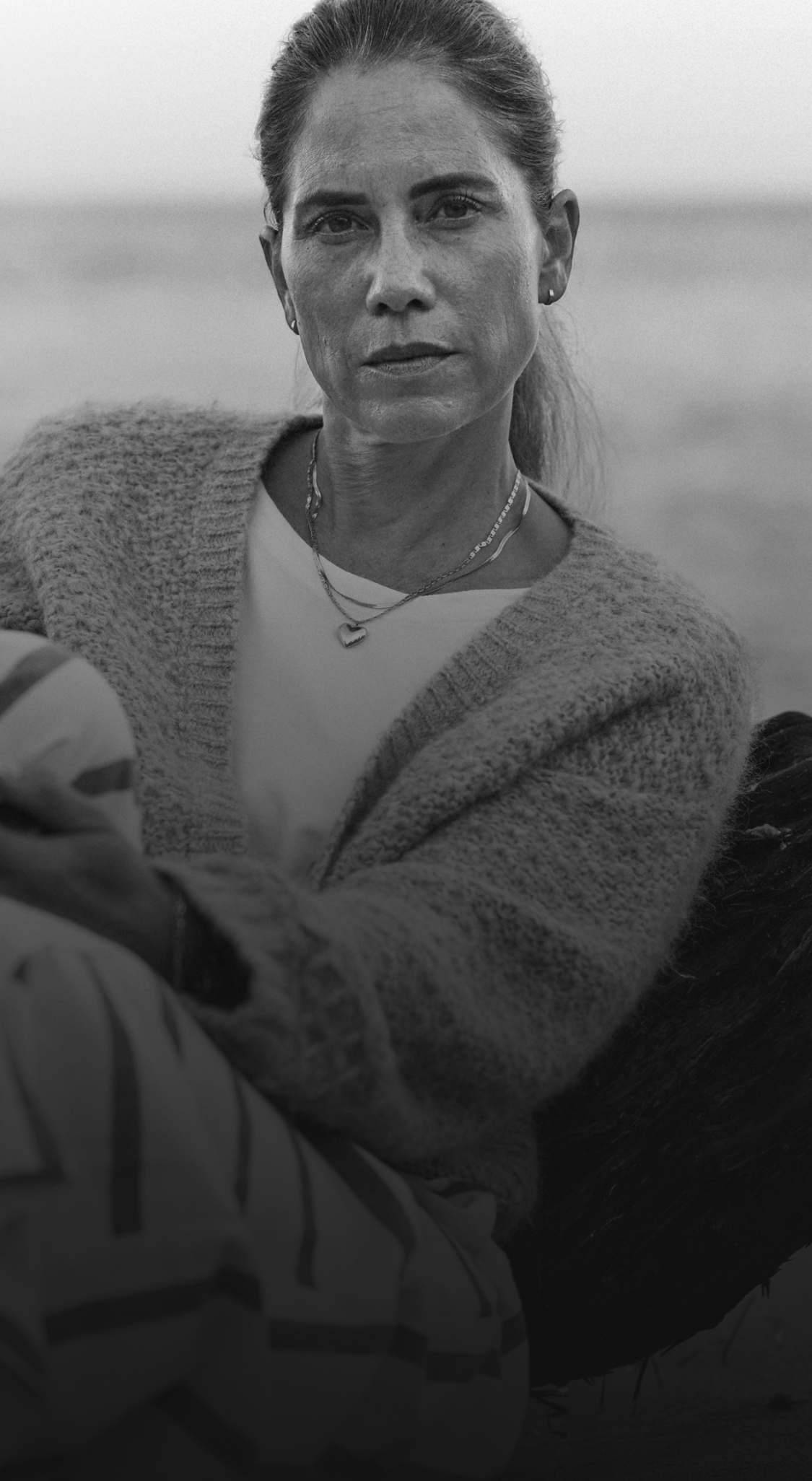 Photo of a woman looking straight ahead. The photo reads, NOT TODAY.