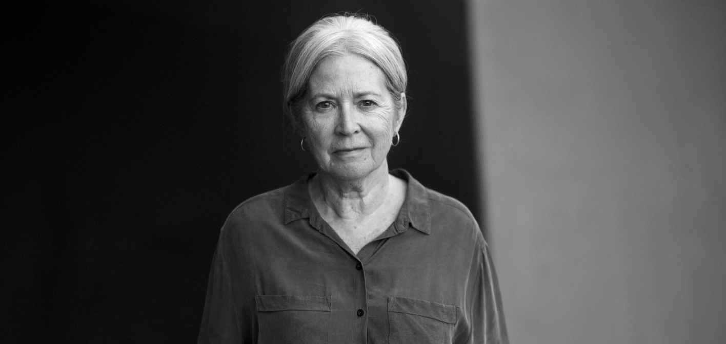 Woman looking straight ahead 1