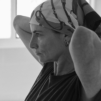 Woman with headscarf 